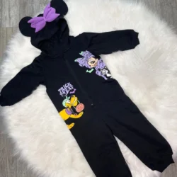 Pijama Macacão Minnie Black