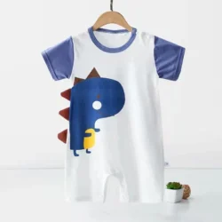 Macacão Dino Azul