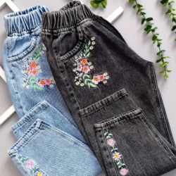 Calça Jeans Florzinha