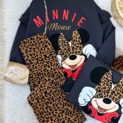 Conjunto moletom Minnie Oncinha
