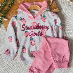 Conjunto moletom Morango