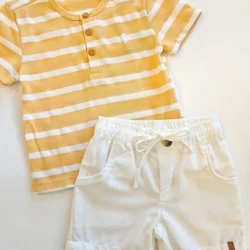 Conjunto Verão Amarelo