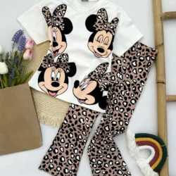 Conjuntos Meia Estação Minnie Onça