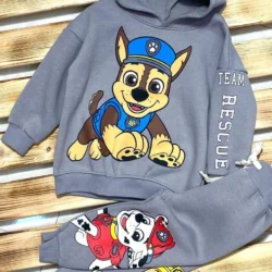 Conjunto Moletom Patrulha Cinza
