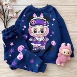 Conjunto moletom Labubu