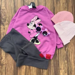 Conjunto moletom Minnie