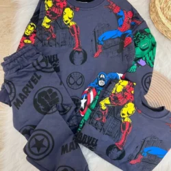 Conjunto Moletom Super Heróis