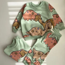Conjunto moletom Dino