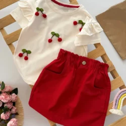 Conjunto de verão cerejinha