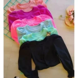 Mini Blusa Manga Longa