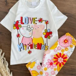Conjunto Meia Estação Peppa