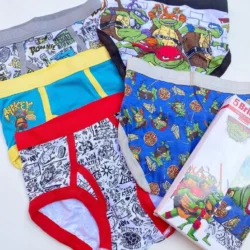 Kit 5 Cuecas Tartaruga Ninja