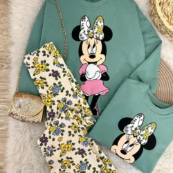 Conjunto Minnie Flores do Campo
