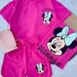 Conjunto Verão Minnie Pink