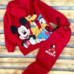 Conjunto Moletom Mickey Red