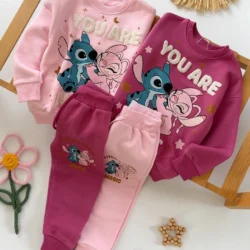 Conjunto moletom Stitch