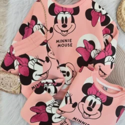 Conjunto Moletom Minnie Glitter
