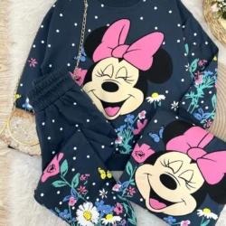 Conjunto Moletom Minnie Felicidade