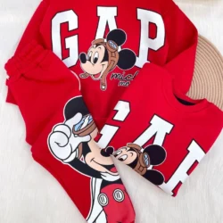Conjunto Moletom GAP Vermelho