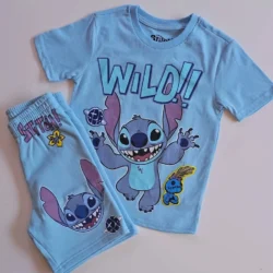 Conjunto Stitch Azul