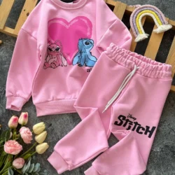 Conjunto moletom Stitch