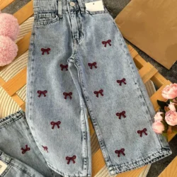 Calça jeans Laço