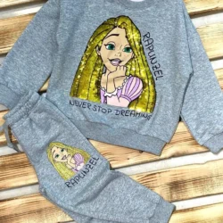 Conjunto Moletom Rapunzel