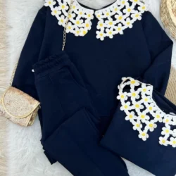 Conjunto moletom Coroa de Flor