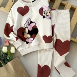 Conjunto Minnie Coração