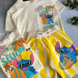 Conjunto verão Stitch
