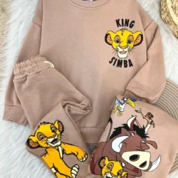 Conjunto Moletom Rei Leão