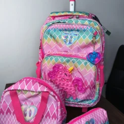Kit mochila escolar 3 peças