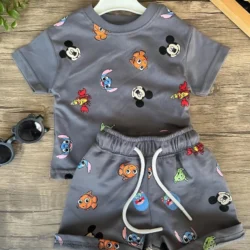 Conjunto verão personagens