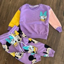 Conjunto Moletom Disney Colorido