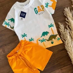 Conjunto Verão Gap Dino