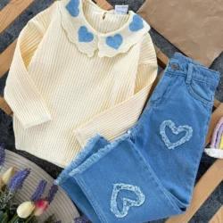 Conjunto inverno coração
