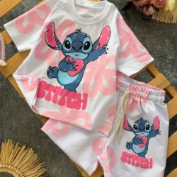 Conjunto Verão Stitch