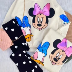 Conjunto Moletom Minnie