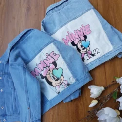 Jaqueta Jeans Minnie
