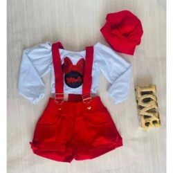 Kit Jardineira Minnei