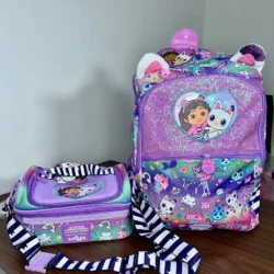 Kit mochila escolar 2 peças Gabby's