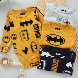 Kit 4 body bebe batman