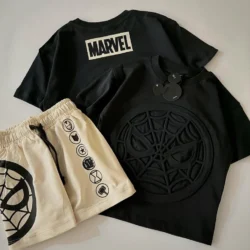 Conjunto Verão Homem Aranha Black