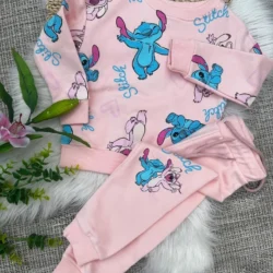 Conjunto moletom Stitch