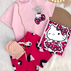 Conjunto Moletom Hello Kitty