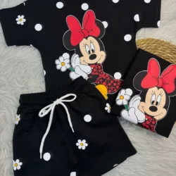 Conjunto Verão Minnie Florzinha