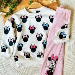 Conjunto moletom Minnie