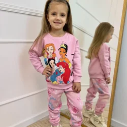 Conjunto moletom inverno Rosa