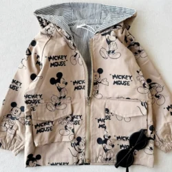 Jaqueta corta vento Mickey