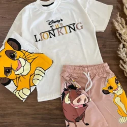 Conjunto Verão Simba e Sua Turma